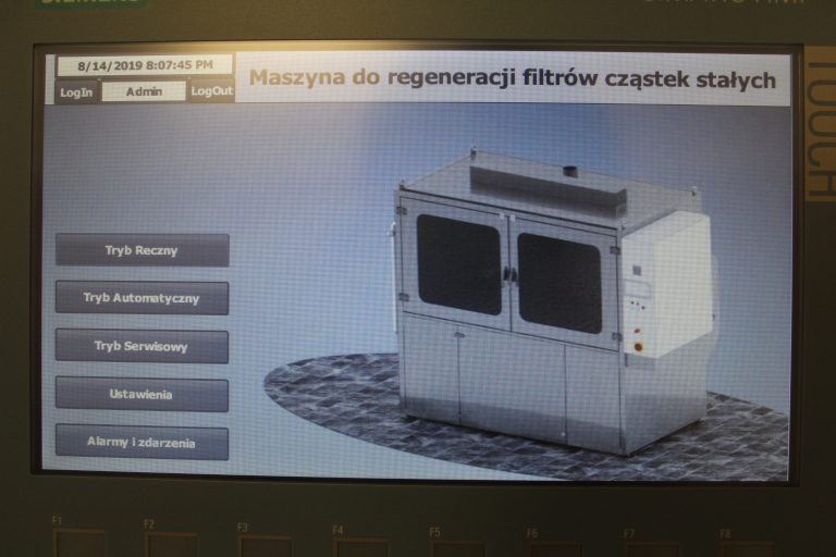 panel sterowania